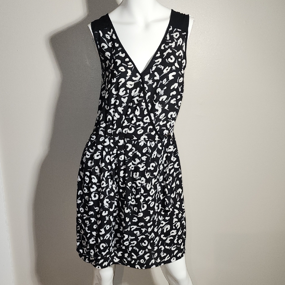 Dex Black and White Mini Dress - Picture 2 of 13